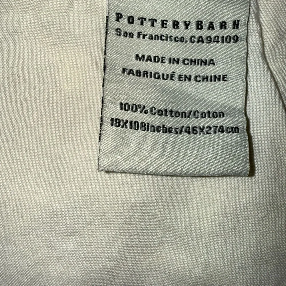 Pottery Barn approximately measurements